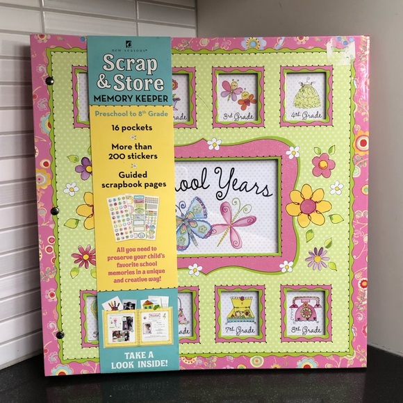 Other - NWT School Years Scrap & Store memory book
